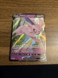 Espeon V SWSH201 Holo Black Star Promo Card(Pokemon TCG Sword & Shield) - Image 1