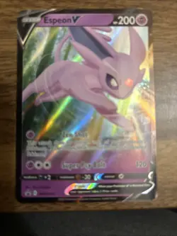 Espeon V SWSH201 Holo Black Star Promo Card(Pokemon TCG Sword & Shield) - Image 2