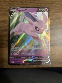 Espeon V SWSH201 Holo Black Star Promo Card(Pokemon TCG Sword & Shield) - Image 3