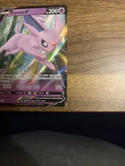 Espeon V SWSH201 Holo Black Star Promo Card(Pokemon TCG Sword & Shield) - Image 5
