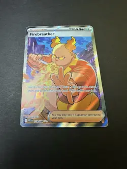 Firebreather 119/094 Phantasmal Flames Full Art NM Pokemon Trading Card - Image 1