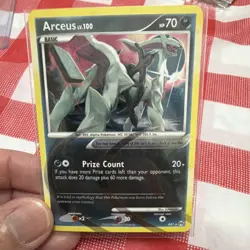 Pokemon Arceus LV.100 AR1 Basic Card HP 70 Arceus Set 2009 English LP Condtion - Image 1