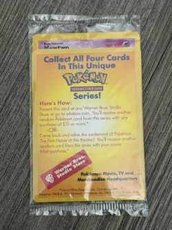 Sealed Mewtwo Pokemon The First Movie WB Promo 1999 Card - Image 1
