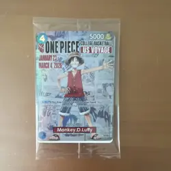 One Piece Monkey.D.Luffy College Basketball US Voyage Promo Card - Image 1