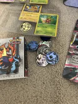 Pokemon lot; cards, lunch boxes, tins, coins, + more - Image 3