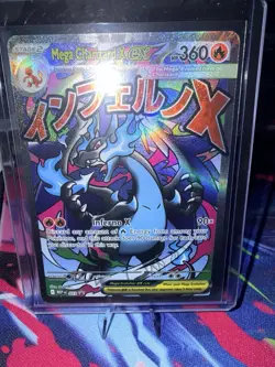 Mega Charizard X EX 023 Promo Holo Full Art Mega Evolution Pokemon TCG Card - Image 1