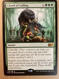 MTG 1x Chord of Calling Core Set 2015 M15 Modern Magic the Gathering Card x1 NM - Image 1