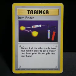 Item Finder 074/102 Base Set (Shadowless) Trainer Card - HP CONDITION! - Image 1