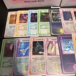 1400+ Akora Cards TCG Spellbound Wings 1st Edition 2022 Holo Full Art Shards Lot - Image 4