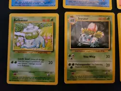 ORIGINAL BASE SET COLLECTION STARTER POKEMON CARDS /102 CLASSIC 1999 RELEASE - Image 2