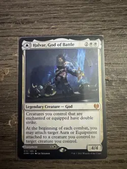 Magic the Gathering Legendary Creature: Halvar, God of Battle Kaldheim Regular - Image 1