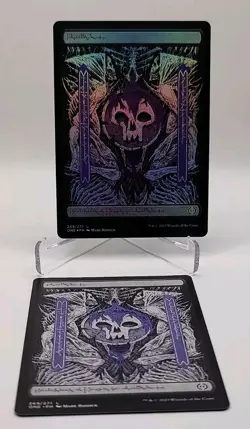 MTG Swamp Phyrexia All Will Be One Foil Land 269/271 WITH NONFOIL LAND BOTH SHIP - Image 1