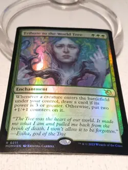 Tribute to the World Tree March of the Machine Foil - Image 1