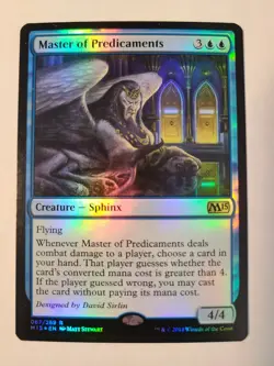 1x Foil Master of Predicaments (MTG Near Mint) [M15] - Image 1