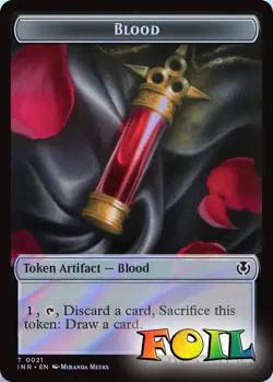 Blood / Clue Double-Sided Token 21 / 22 MTG Innistrad Remastered Token NP Foil - Image 1