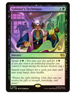 Splinter's Technique - Foil Teenage Mutant Ninja Turtles MTG - Image 1