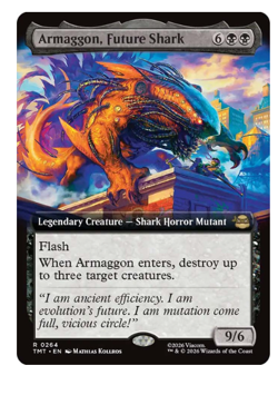 Armaggon, Future Shark - Extended Art Teenage Mutant Ninja Turtles MTG - Image 1