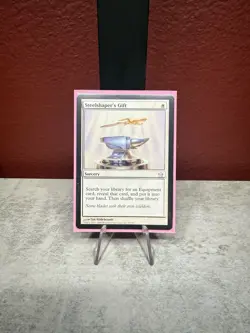 MTG Magic the Gathering Steelshaper's Gift (19/165) Fifth Dawn LP - Image 1