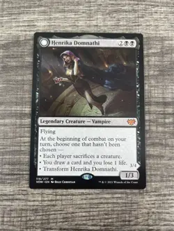 MTG Magic the Gathering Henrika Domnathi (119/596) Innistrad Crimson Vow LP - Image 1