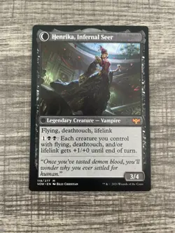 MTG Magic the Gathering Henrika Domnathi (119/596) Innistrad Crimson Vow LP - Image 2