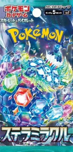 Pokemon Japanese Booster – Stella Miracle | Terapagos ex, Cinderace ex, Lapras - Image 1