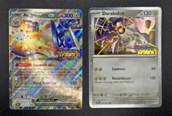 Pokemon TCG Archaludon ex Duraludon Cosmos Holo - Surging Sparks Stamped Promo - Image 1