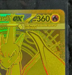 Mega Charizard Y ex 294/217 GOLD Hyper Rare Pokemon Ascended Heroes NEW IN HAND - Image 4