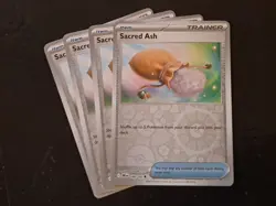 4x Sacred Ash Reverse Holo 168/182 x4 - Destined Rivals - Pokemon Playset - Image 1
