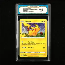 TQG 9.5 MINT+ 2020 Pokemon ENG Pikachu SWSH039 Promo - Image 1