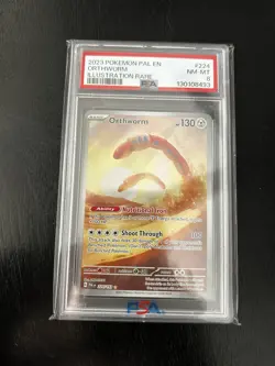 Pokemon TCG Sv02: Paldea Evolved Orthworm Illustration Rare Holo 224/193 PSA 8 - Image 1