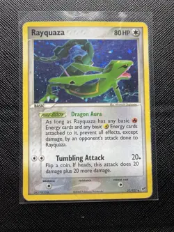 Pokemon TCG - Rayquaza 22/107 [Holo] - Ex Deoxys - HP/DMG - Image 1