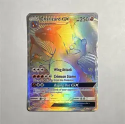 Pokemon Charizard GX Secret Rare Full Art Holo 150/147 SM-Burning Shadows 250 HP - Image 1