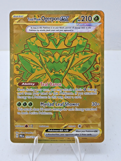 Teal Mask Ogerpon ex Pokemon TCG Prismatic Evolutions 177/131 Holo Hyper Rare - Image 1