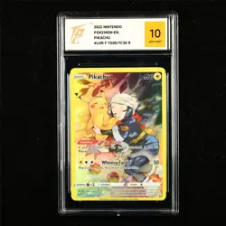 TQG 10 GEM MINT 2022 Pokemon ENG Pikachu TG05/TG30 R - Image 1