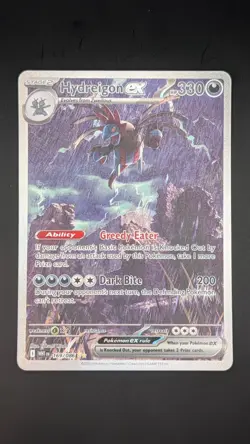 Pokemon TCG Hydreigon ex 330 HP 169/086 Sv: White Flare SIR Holo EX Dragon - Image 1
