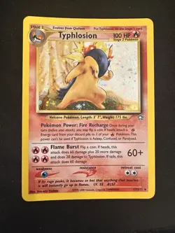 Pokemon TCG Holo Lot Typhlosion 17/111 Eevee 11 Flying Pikachu 113/111 - Image 1