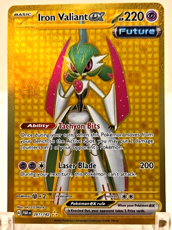 Iron Valiant ex 261/182 Hyper Rare Paradox Rift Pokemon - Image 1