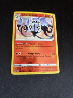 Chandelure - Pokemon Rebel Clash - Reverse Holo #033/192 - NM/MT - FREE SHIPPING - Image 1
