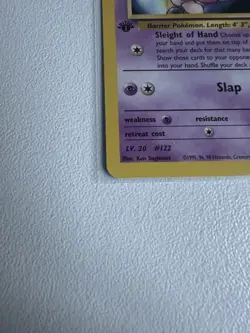 Sabrina’s Mr Mime 1st Edition Gym Heroes 94/132 WOTC Vintage Pokemon 1999 - Image 2