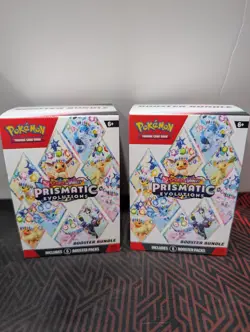 Pokemon TCG Prismatic Evolutions Booster Bundle 2-Pack, New Sealed - Image 1