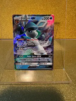 Glaceon GX SM147 - Sun & Moon Black Star Promo - NM Pokemon TCG - Image 1