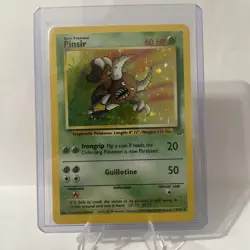 Pinsir 9/64 Jungle Set Unlimited (1999) Holo Rare Vintage WOTC Pokemon TCG - Image 1