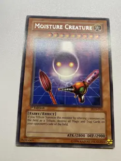 Yu-Gi-Oh! Moisture Creature Rare 1st Edition PGD-013 HP - Image 1
