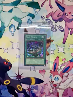 2002 Yugioh Toon World Magic Ruler MRL 076 1st Edition LP - Image 1