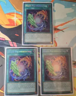 Heavy Polymerization - MP24-EN150 - Secret Rare 1st Edition NM x3 Yugioh - Image 1