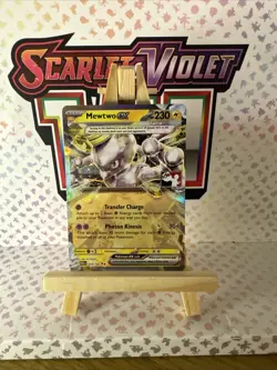Pokemon TCG Card - Mewtwo ex Prize Pack Series 5 Play! Stamped Promo 058/182 PAR - Image 1