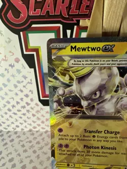 Pokemon TCG Card - Mewtwo ex Prize Pack Series 5 Play! Stamped Promo 058/182 PAR - Image 2
