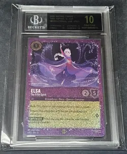 Disney Lorcana Elsa Display Case Card - Image 1