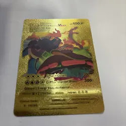 Charizard & Blastoise Tag Team VMAX Gold Foil Pokemon Card 143/203 HP400 - Image 3