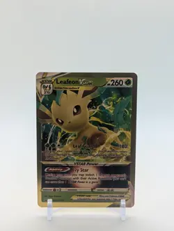 LEAFEON VSTAR SWSH195🔥GOLD FOIL Custom Card🔥Black Star Promo🔥Pokemon🔥 - Image 1